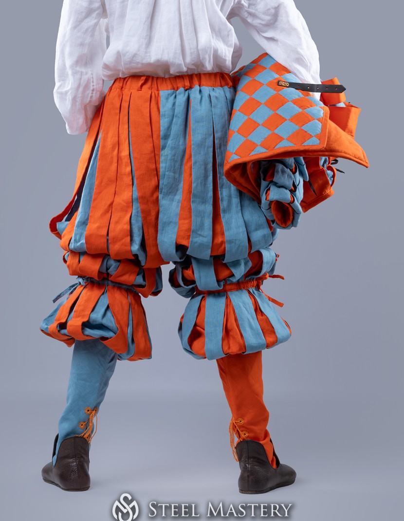 Landsknecht Chequy-quilted Padded Set photo made by Steel-mastery.com