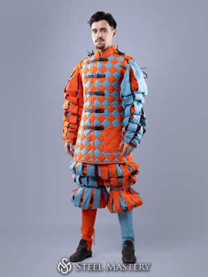 Ensemble rembourré Landsknecht avec surpiqûres Chequy