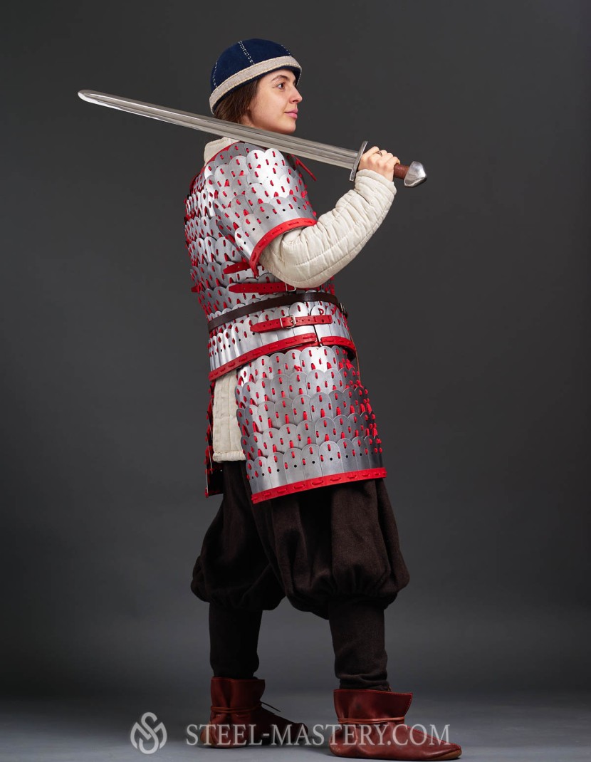 Steel lamellar armor ( khudesutu khuyag)  photo made by Steel-mastery.com