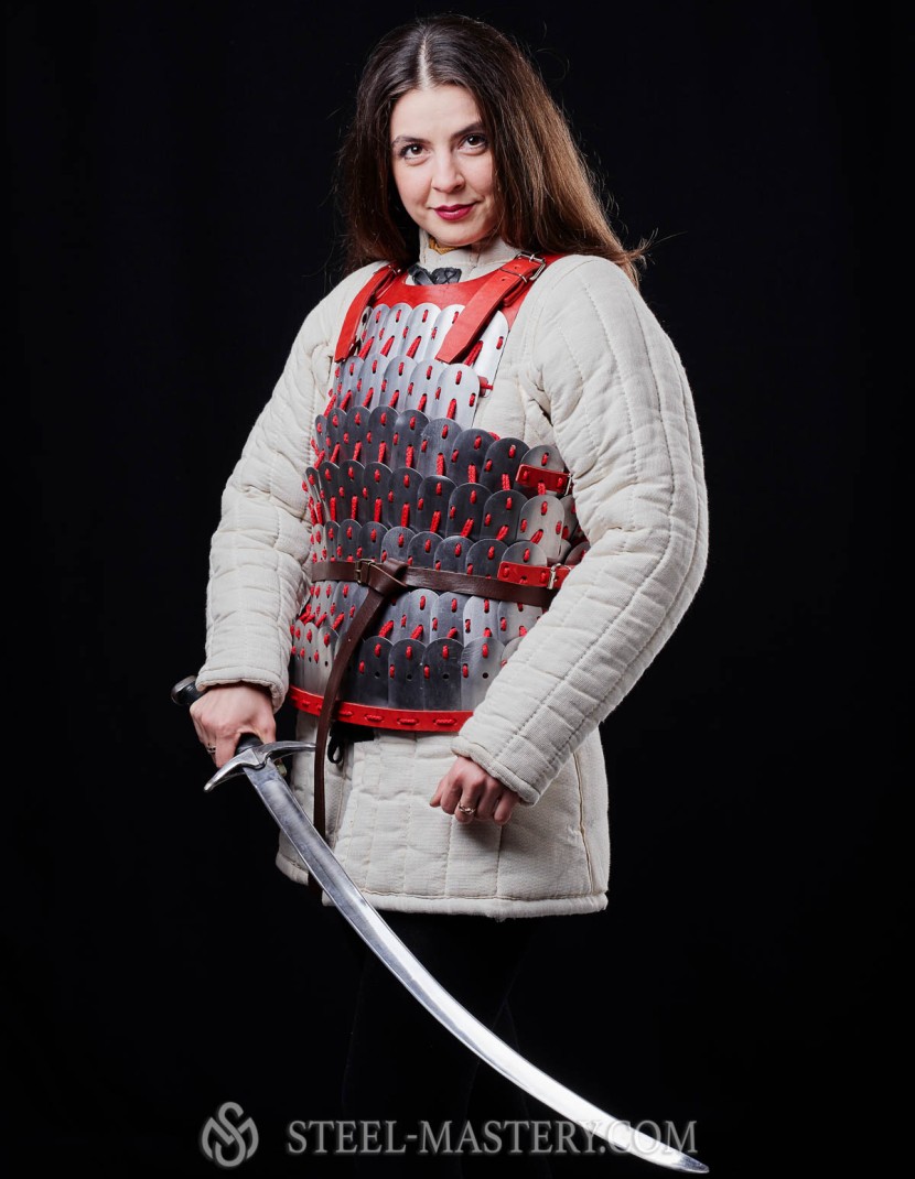 Steel lamellar armor ( khudesutu khuyag)  photo made by Steel-mastery.com