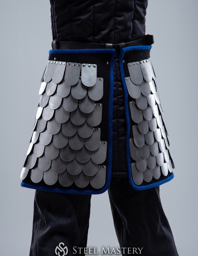 Scale skirt, part of steel scale armor photo made by Steel-mastery.com