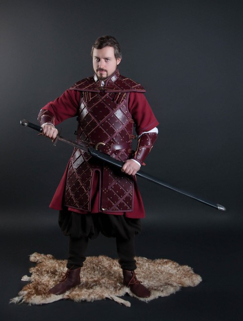 Set of leather armour in style of Jon Snow