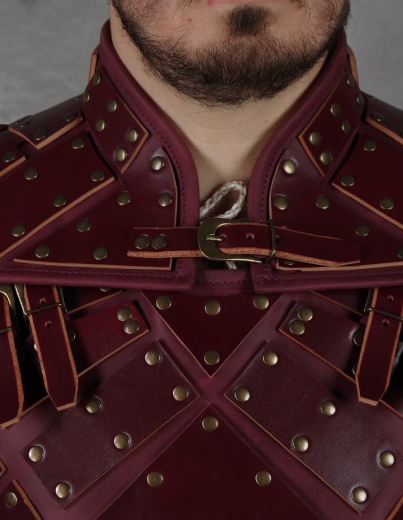 Leather vest in Renaissance style