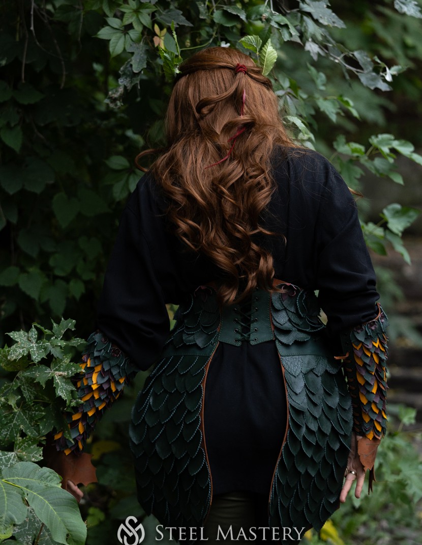 "Dryad" Leather Set — Woodland Guardian Armor photo made by Steel-mastery.com