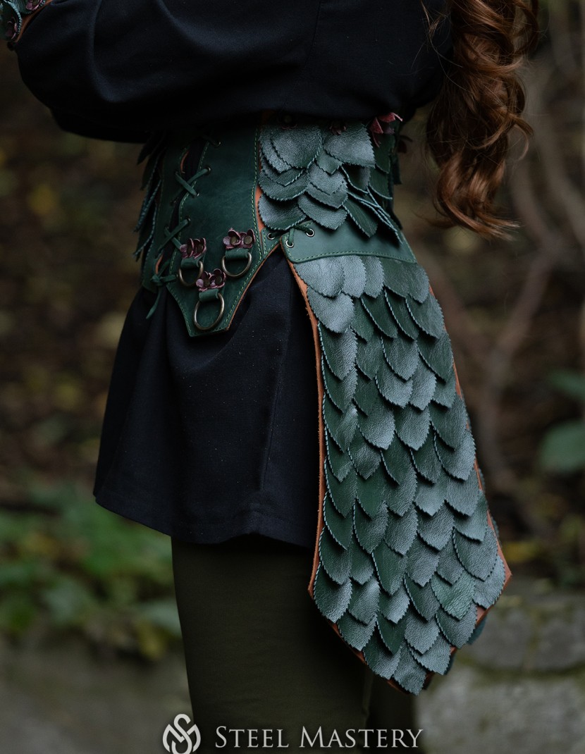 "Dryad" Leather Set — Woodland Guardian Armor photo made by Steel-mastery.com
