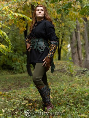 Ensemble en cuir "Dryad" — Armure du Gardien des Bois