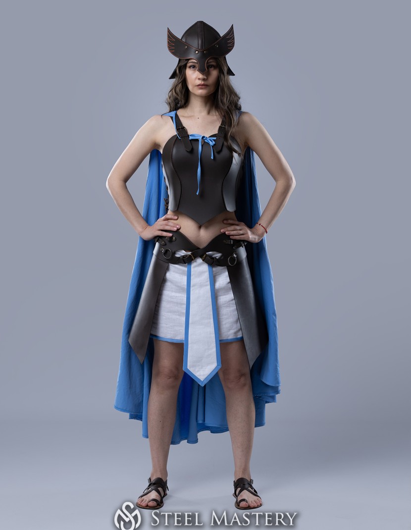 Leather Valkyrie Full Look – "Eydis" photo made by Steel-mastery.com