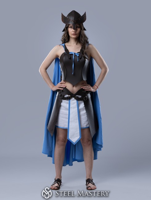 Tenue Valkyrie en Cuir Complète – « Eydis »
