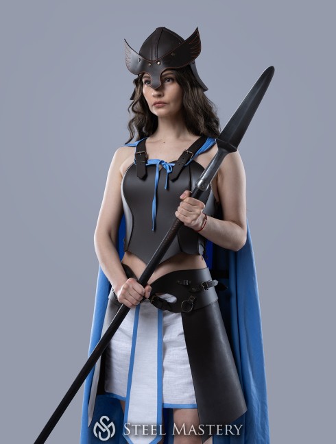 Tenue Valkyrie en Cuir Complète – « Eydis »