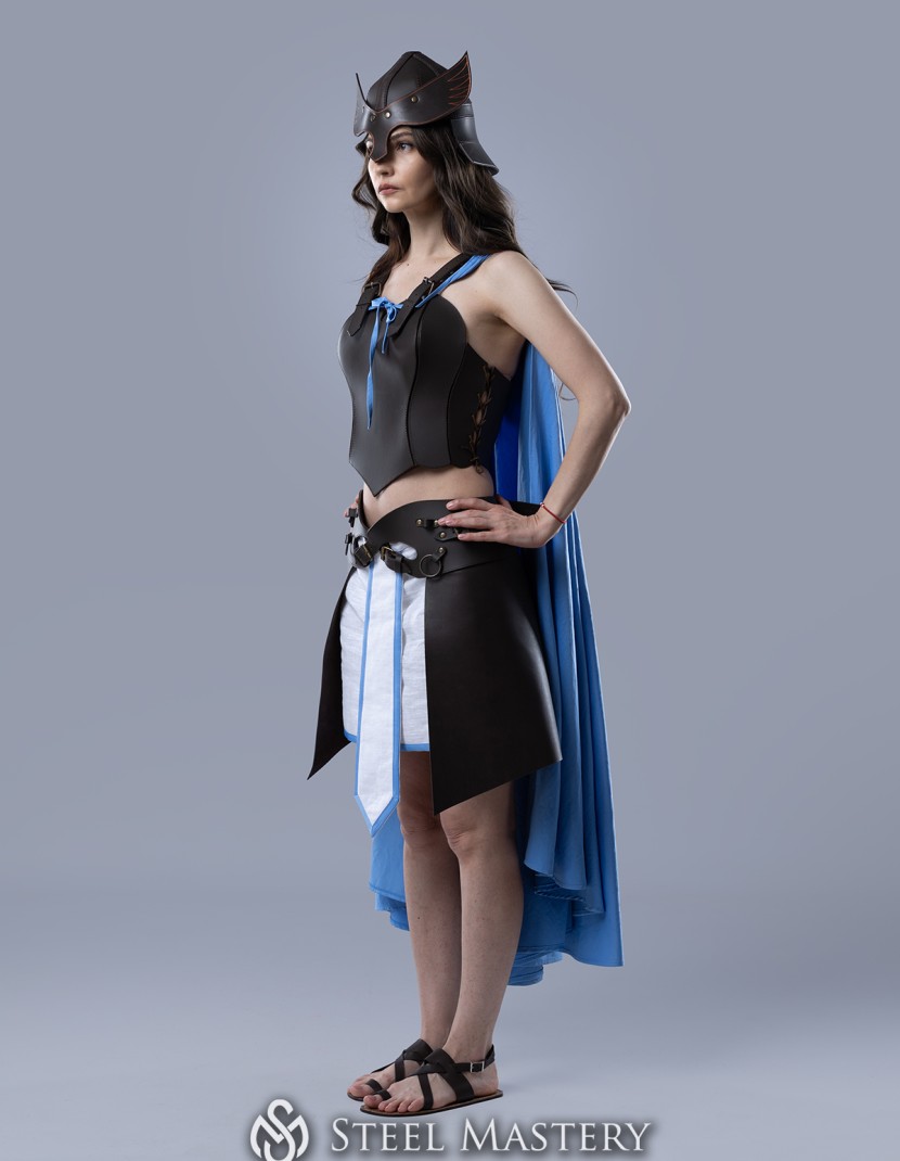 Leather Valkyrie Full Look – "Eydis" photo made by Steel-mastery.com