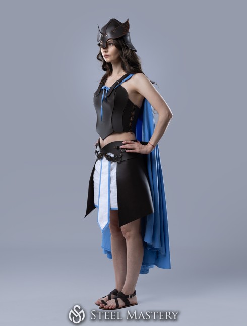 Tenue Valkyrie en Cuir Complète – « Eydis »