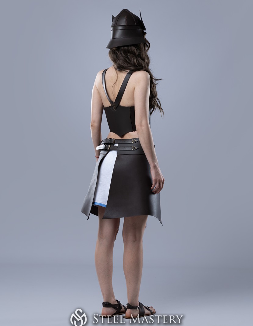 Leather Valkyrie Full Look – "Eydis" photo made by Steel-mastery.com