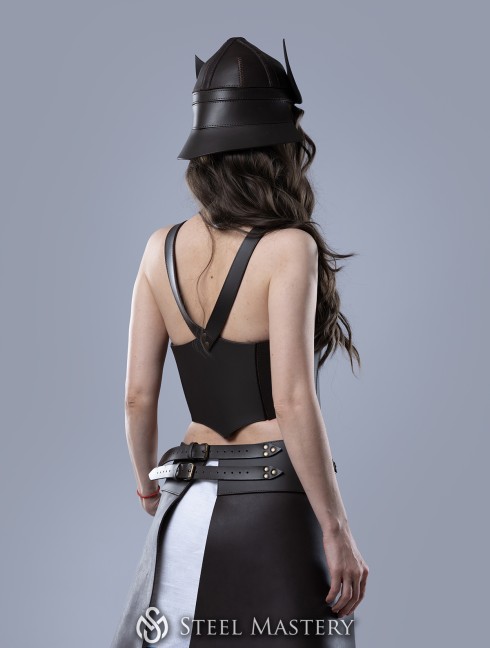 Tenue Valkyrie en Cuir Complète – « Eydis »