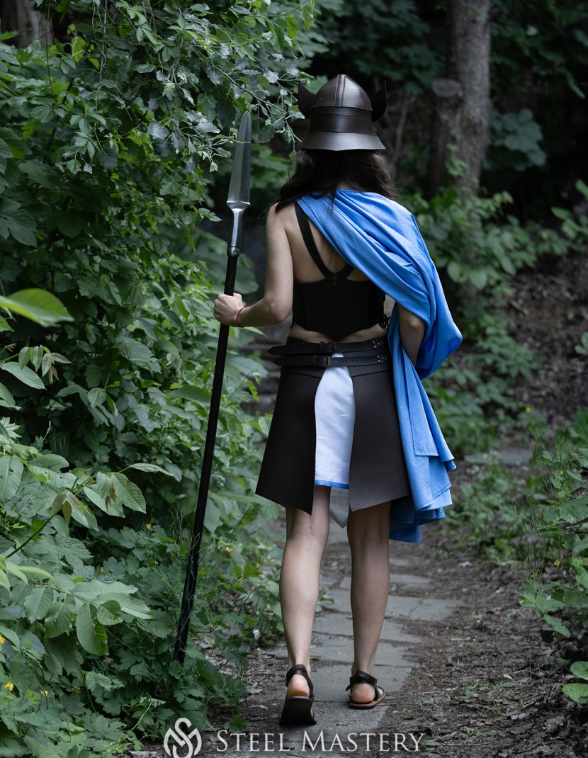 Leather Valkyrie Full Look – "Eydis" photo made by Steel-mastery.com
