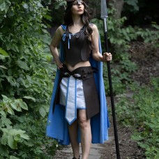 Tenue Valkyrie en Cuir Complète – « Eydis » image-1