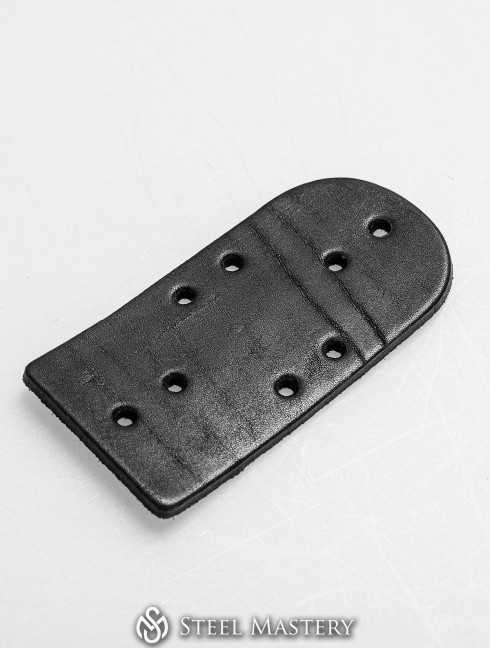 Leather lamellar plates set A shape  