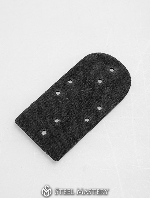 Leather lamellar plates set A shape  