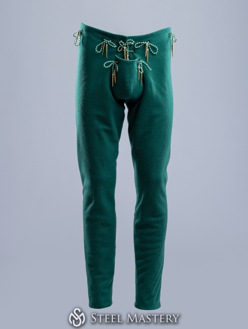 Tight chausses with codpiece, XV century