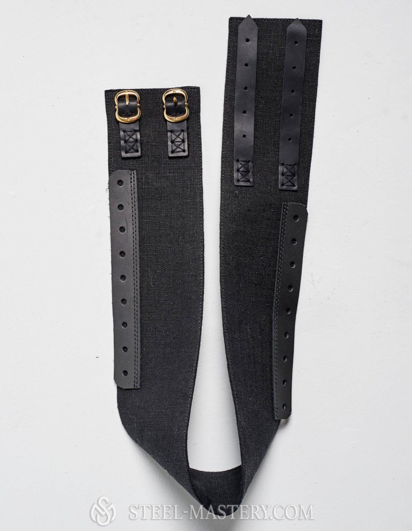 ARMING BELT FOR CHAUSSES WITH LEATHER PARTS photo made by Steel-mastery.com