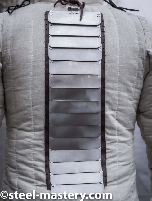 Spine protection for self-sewing