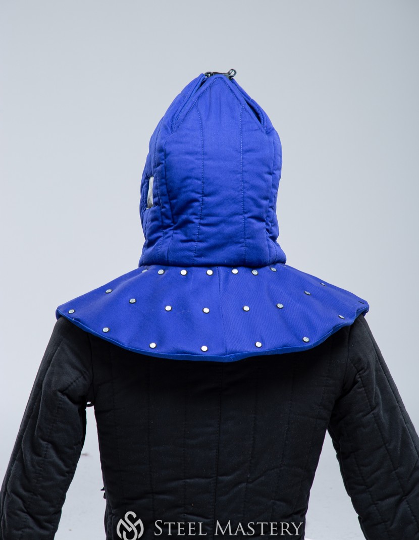 Brigandine Padded Medieval liner with pelerine  photo made by Steel-mastery.com