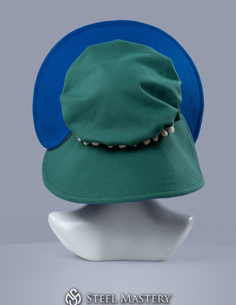 Landsknecht hat with bows photo made by Steel-mastery.com