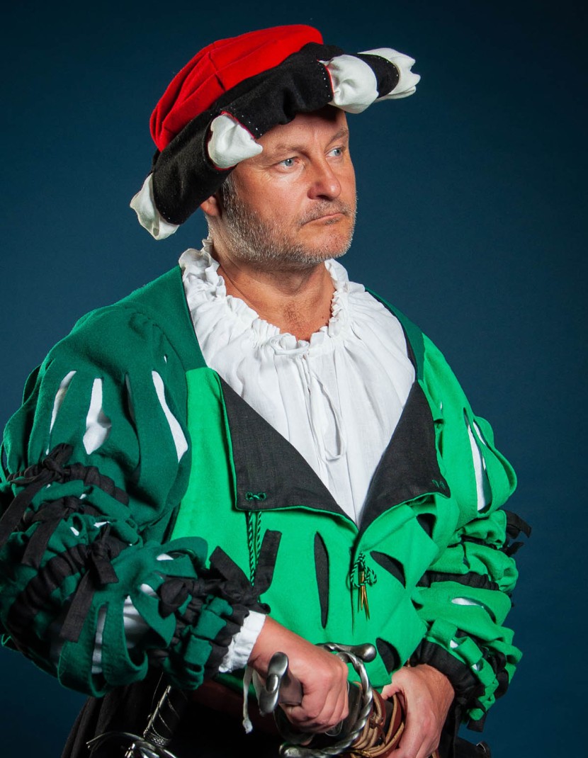 Landsknecht hat with slits  photo made by Steel-mastery.com