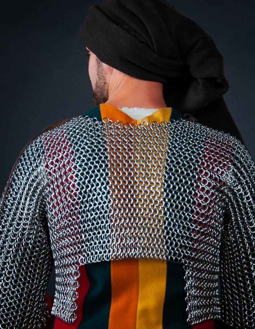 Chainmail camisole for arm doublet for covering armpits photo made by Steel-mastery.com