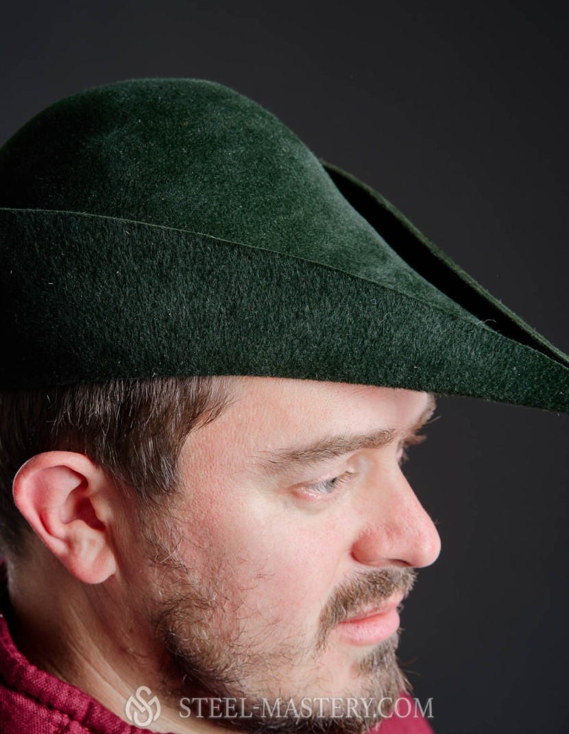 Felt Tyrolean hat photo made by Steel-mastery.com