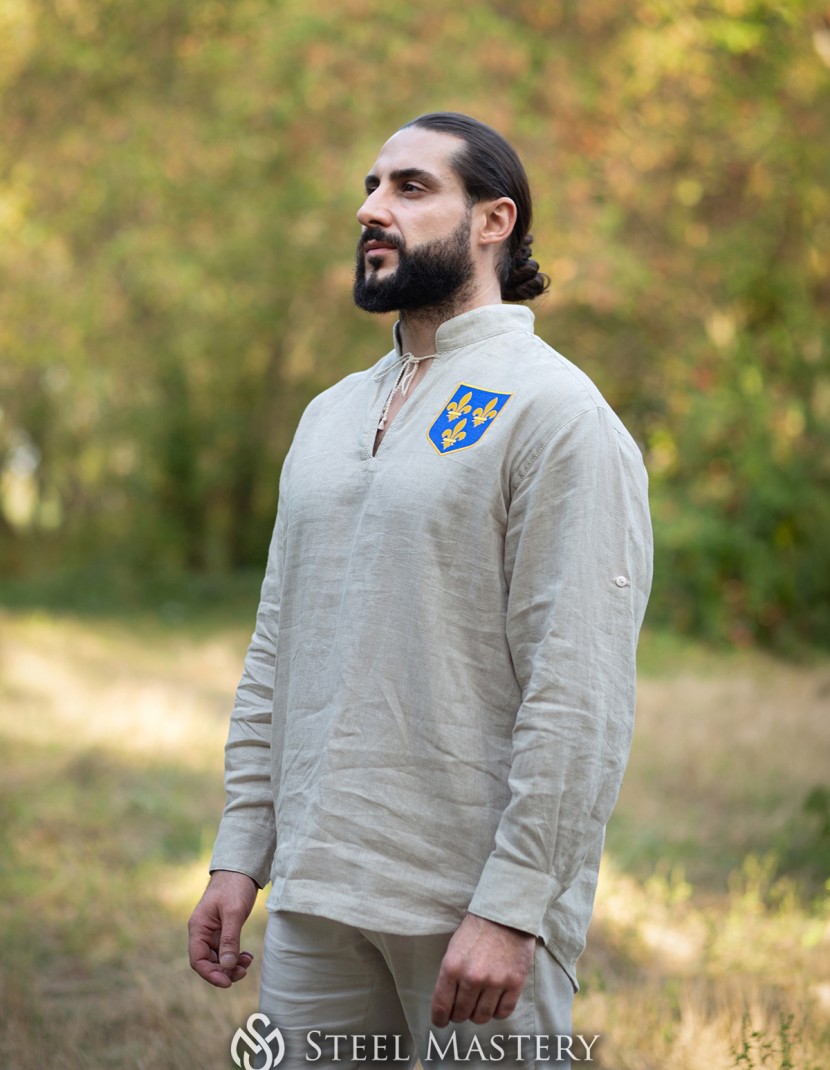 Men's shirt in medieval style  photo made by Steel-mastery.com