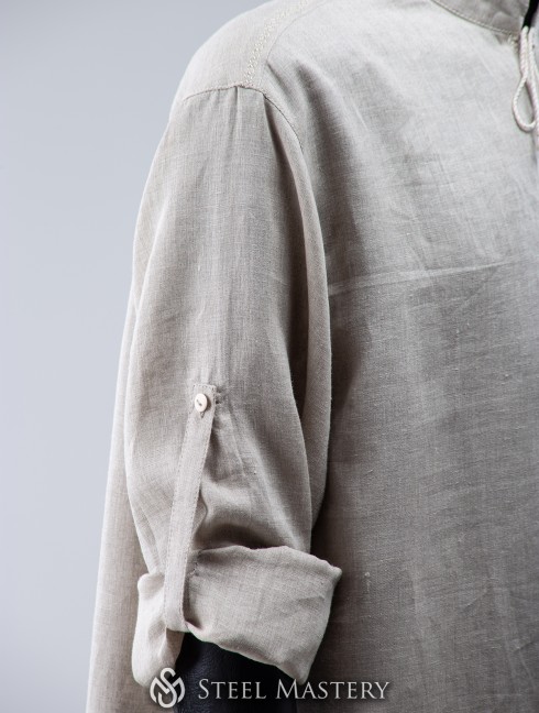 Herrenhemd im mittelalterlichen Stil 