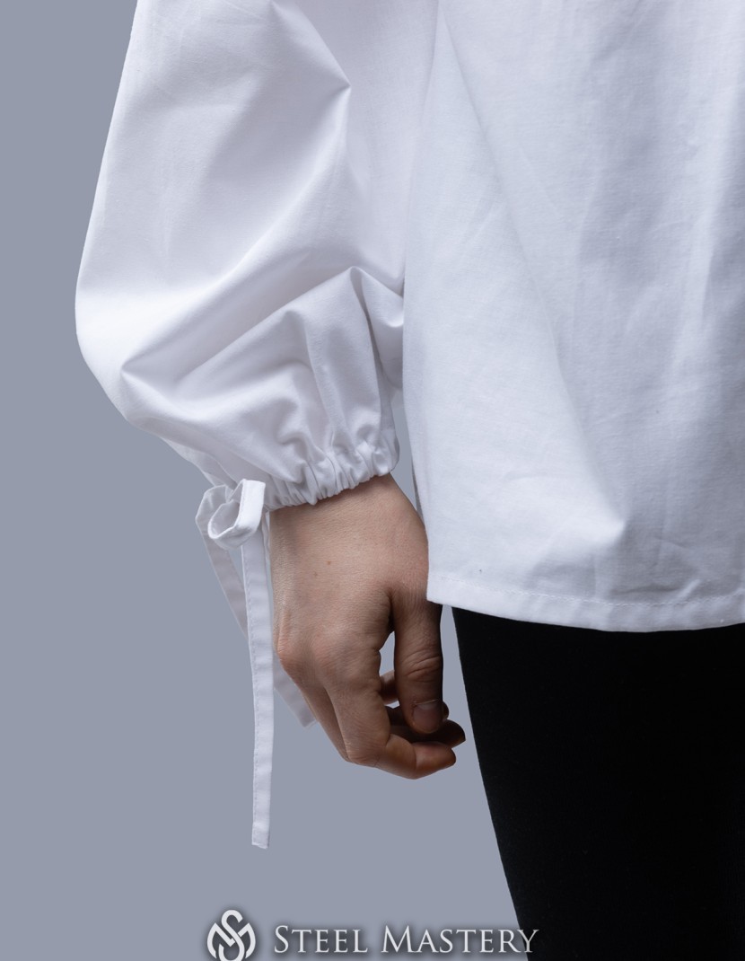 Men's shirt with lacing, XV century photo made by Steel-mastery.com