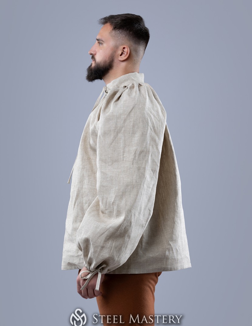 Men's shirt with lacing, XV century photo made by Steel-mastery.com