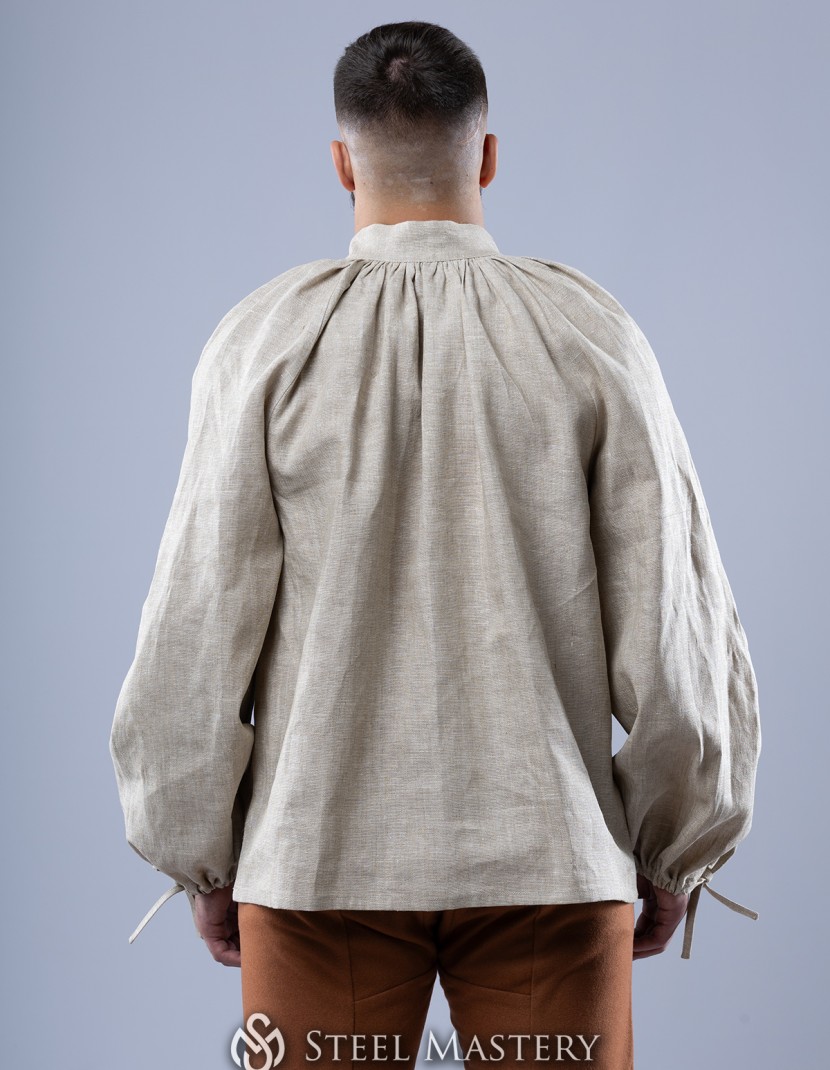 Men's shirt with lacing, XV century photo made by Steel-mastery.com