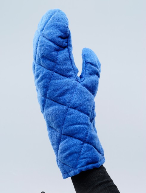 Ordinary padded mittens 