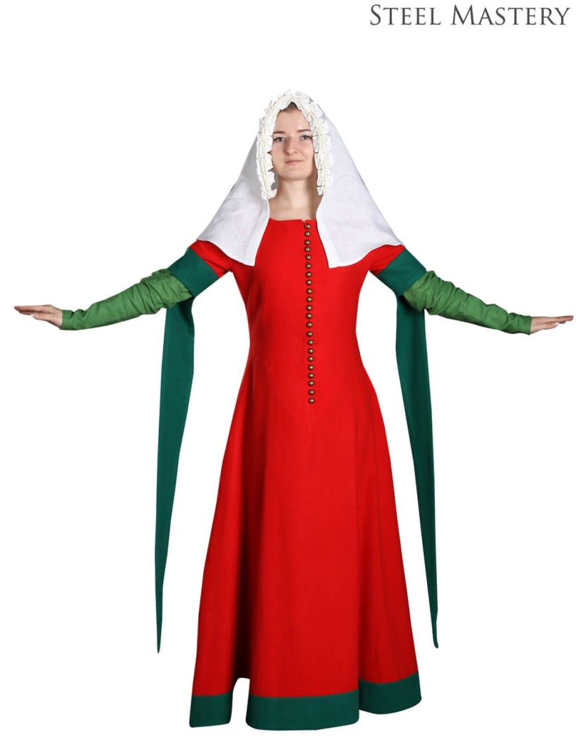 English dress of the XIV-XV century ready to ship photo made by Steel-mastery.com