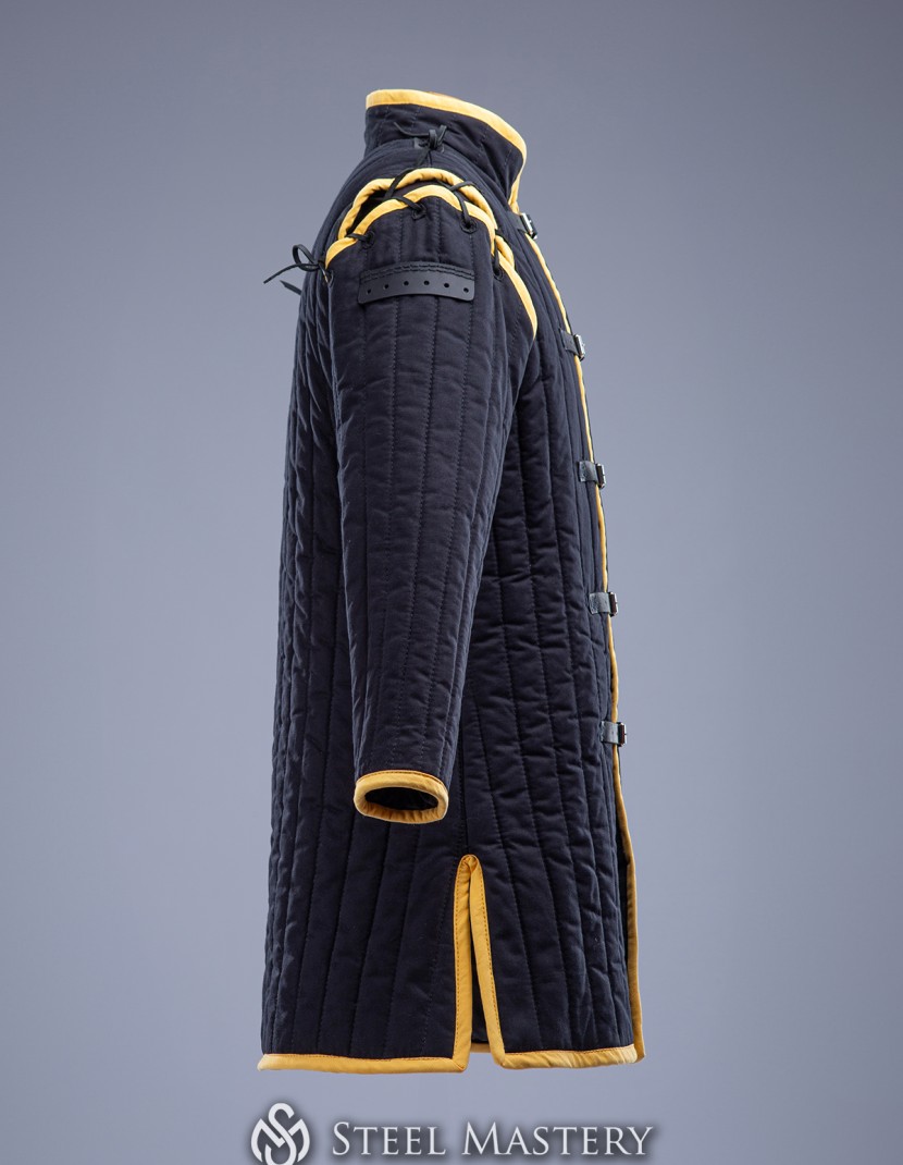 Cotton long gambeson XL size  photo made by Steel-mastery.com