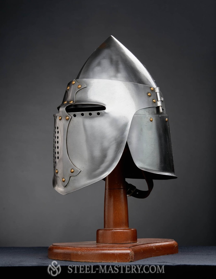 HELMET FOR FENCING  photo made by Steel-mastery.com