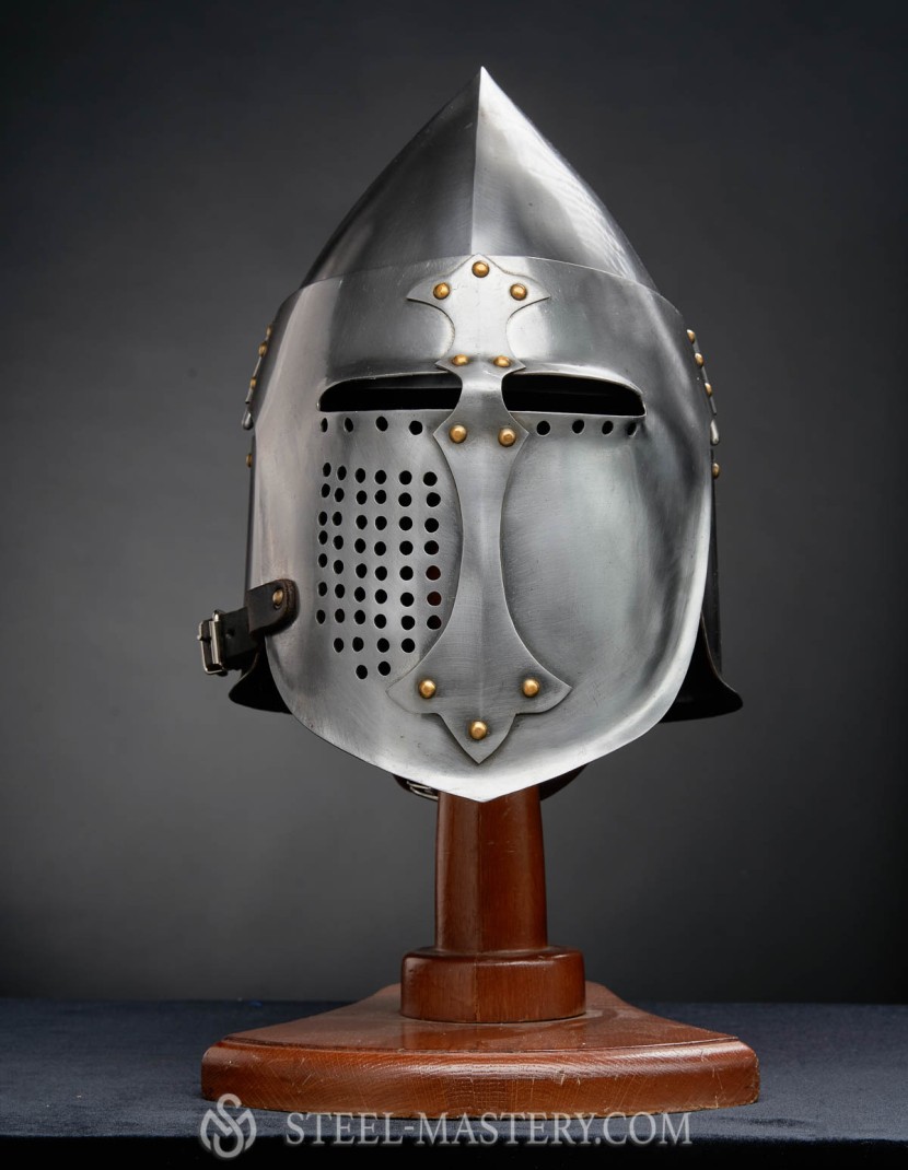 HELMET FOR FENCING  photo made by Steel-mastery.com