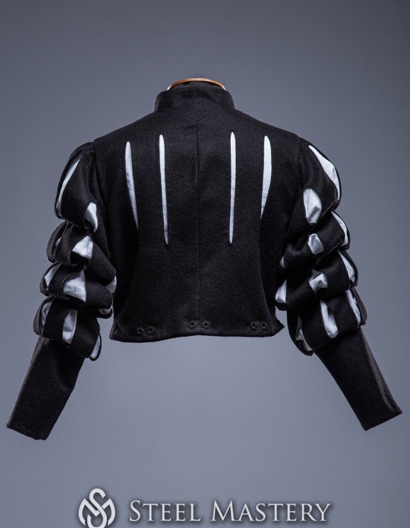 Black Landsknecht doublet  - in stock photo made by Steel-mastery.com