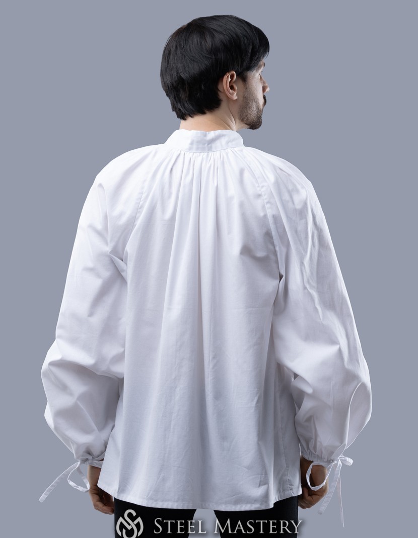 Medieval Mens Shirt with Lacing 15th Century  - IN STOCK  photo made by Steel-mastery.com