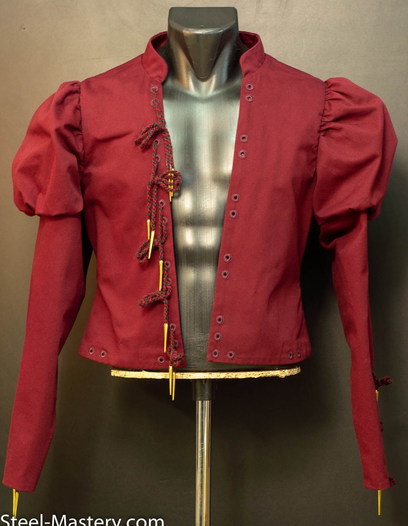  RED BURGUNDIAN MENS SUIT photo made by Steel-mastery.com