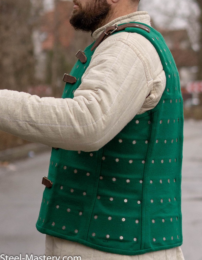 GREEN BRIGANDINE XXL photo made by Steel-mastery.com