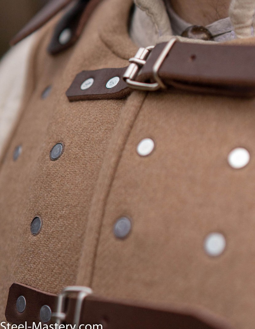 LIGHT BROWN BRIGANDINE L   photo made by Steel-mastery.com