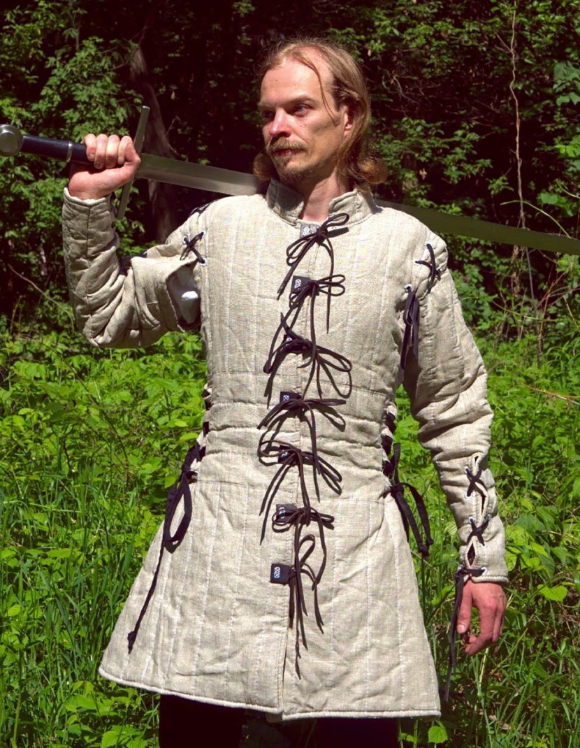  Linen gambeson photo made by Steel-mastery.com