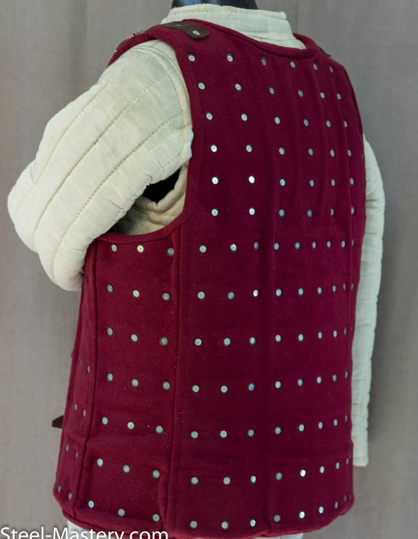 WINE RED BRIGANDINE XL  photo made by Steel-mastery.com
