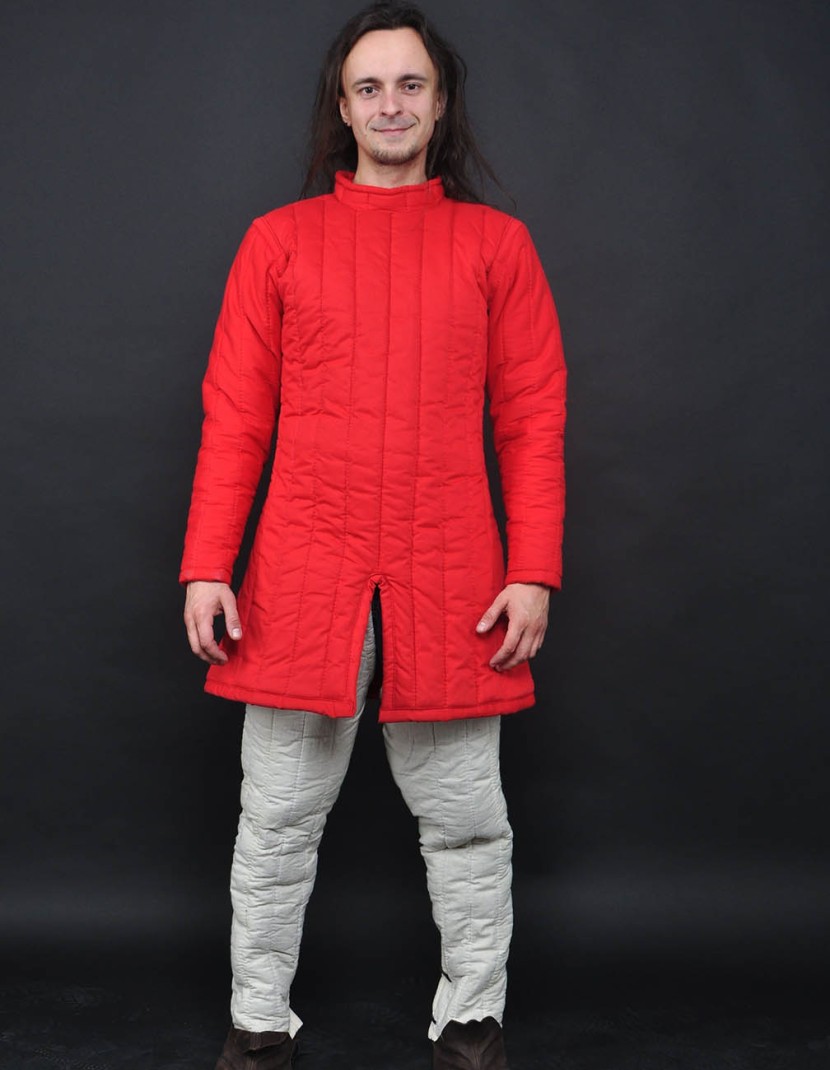 Closed-front gambeson (X-XII centuries) photo made by Steel-mastery.com