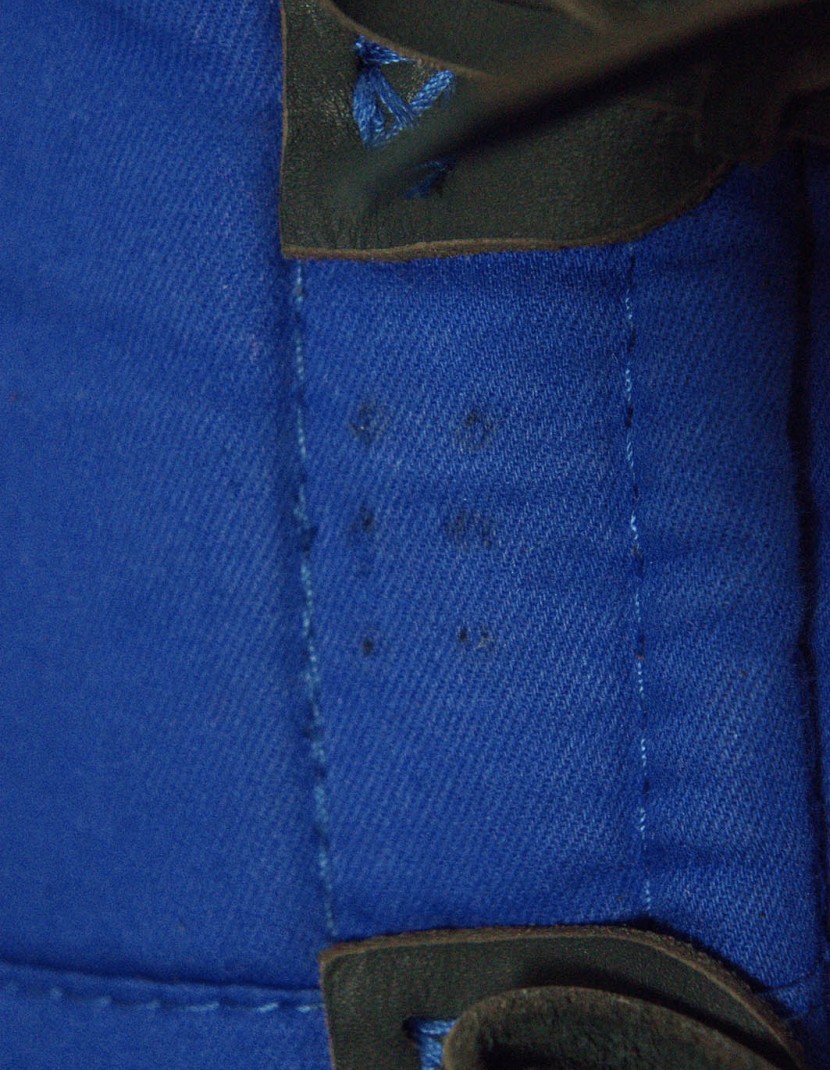 Woman gambeson, royal blue photo made by Steel-mastery.com