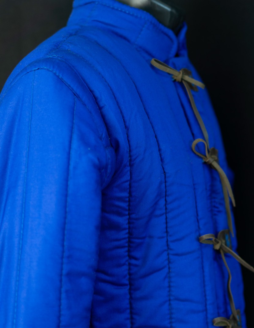 Blue gambeson M  photo made by Steel-mastery.com