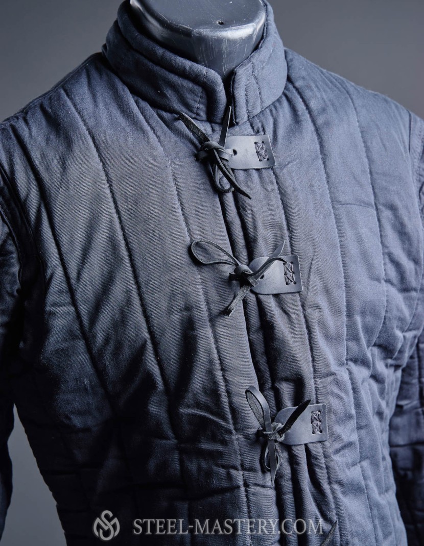 Cotton medieval ordinary gambeson photo made by Steel-mastery.com